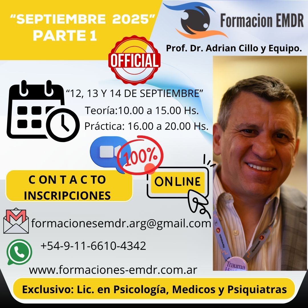 Septiembre 2025 – Entrenamiento en EMDR Parte 1