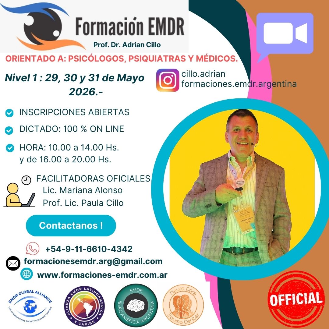 Mayo 2026 – Entrenamiento en EMDR Parte 1